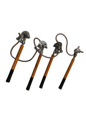 NF812116 CONJUNTO ATERRAMENTO SECUNDARIO 4 GRAMPOS (TEMP. DE MÉDIA TENSÃO 15KV C/BASTÃO)